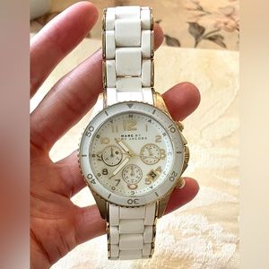 Marc by Marc Jacobs white watch